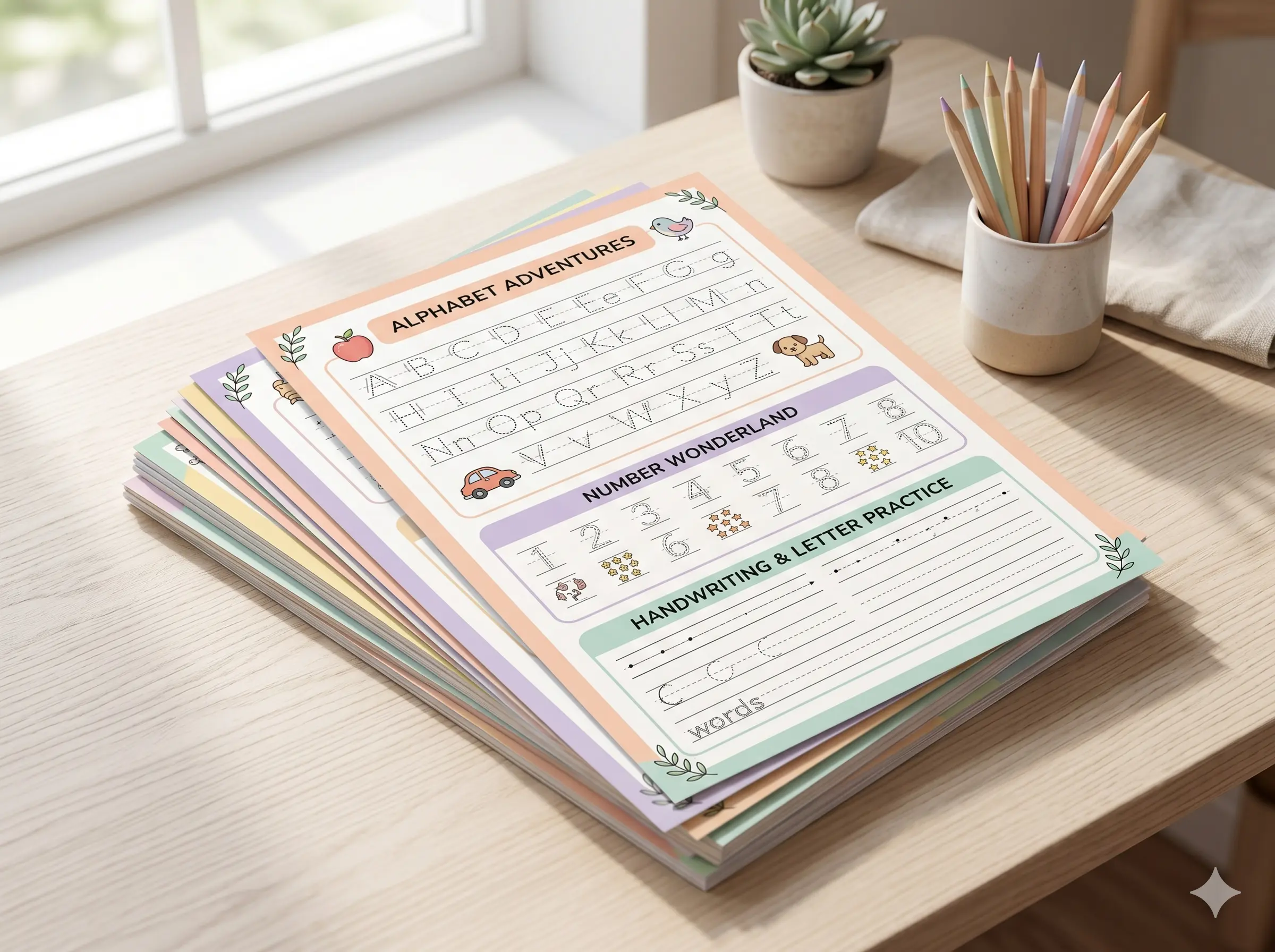 Preschool Learning Activities worksheet preview